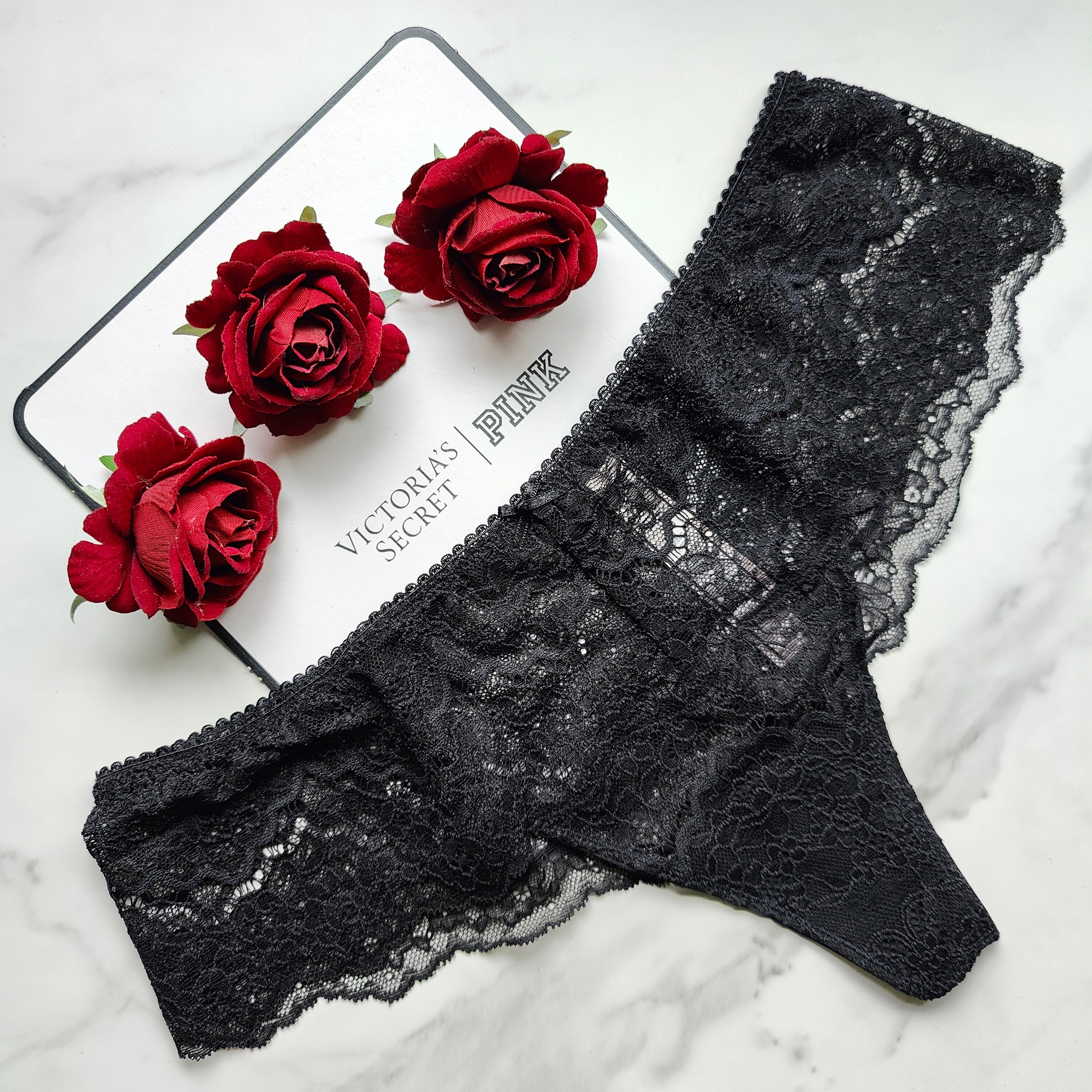 Dream Angels Lace Hipster Thong Panty
