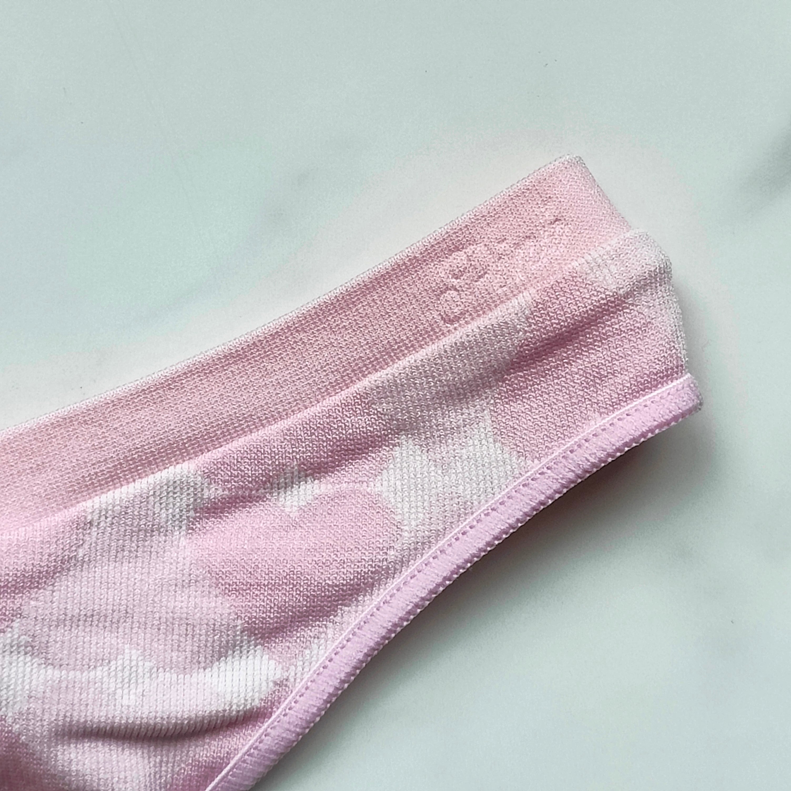 Heart Jacquard Seamless High-Leg Thong Panty