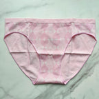 Heart Jacquard Seamless Bikini Panty