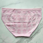 Heart Jacquard Seamless Bikini Panty