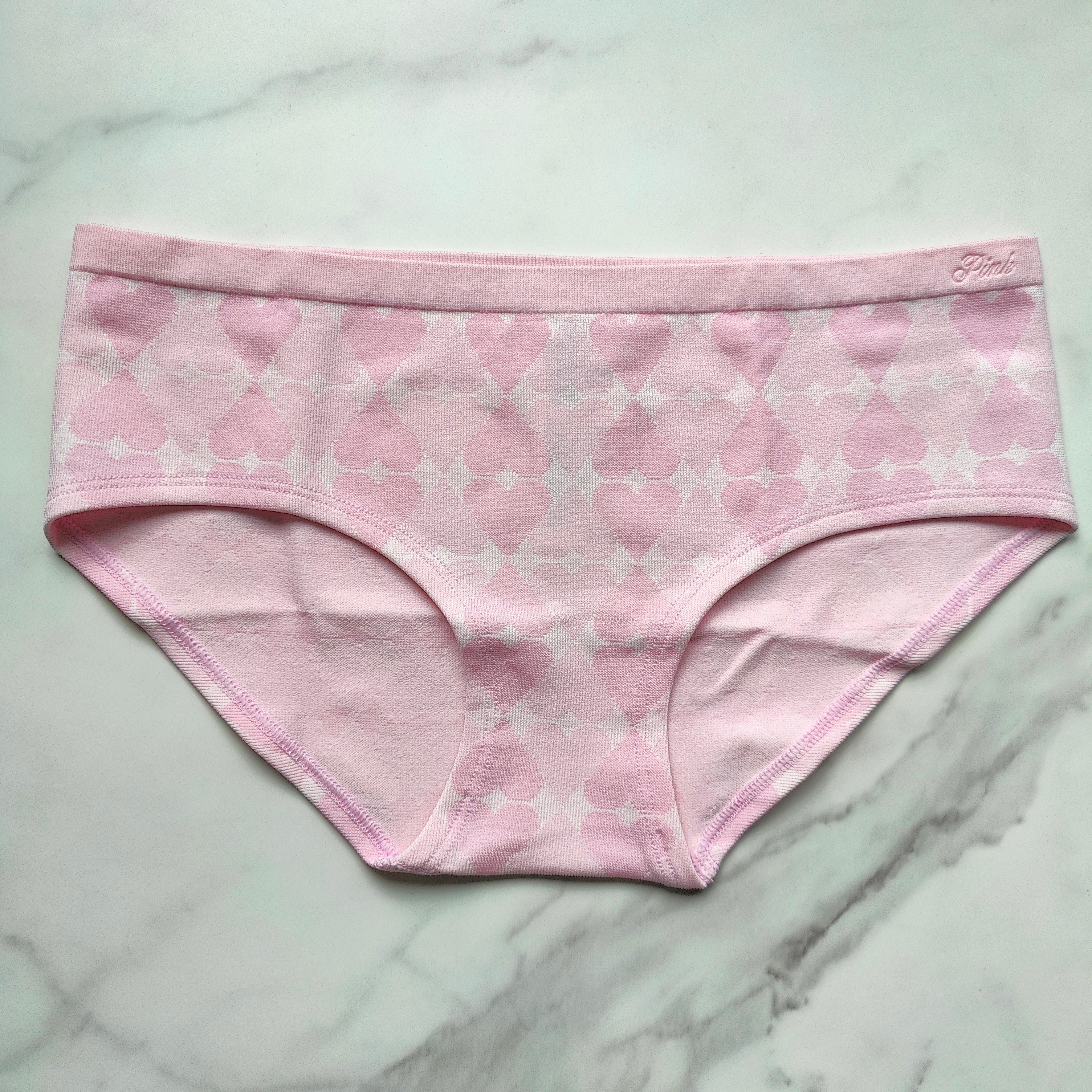 Heart Jacquard Seamless Hiphugger Panty