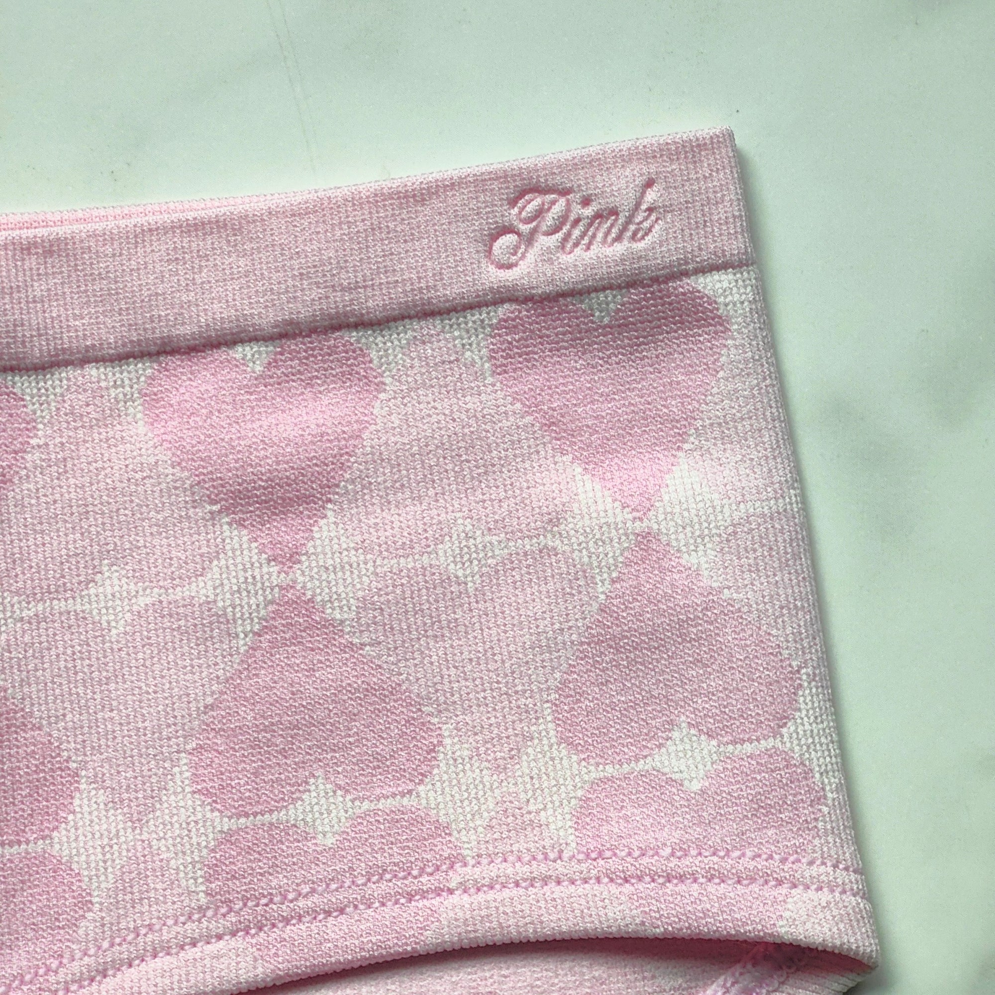 Heart Jacquard Seamless Hiphugger Panty