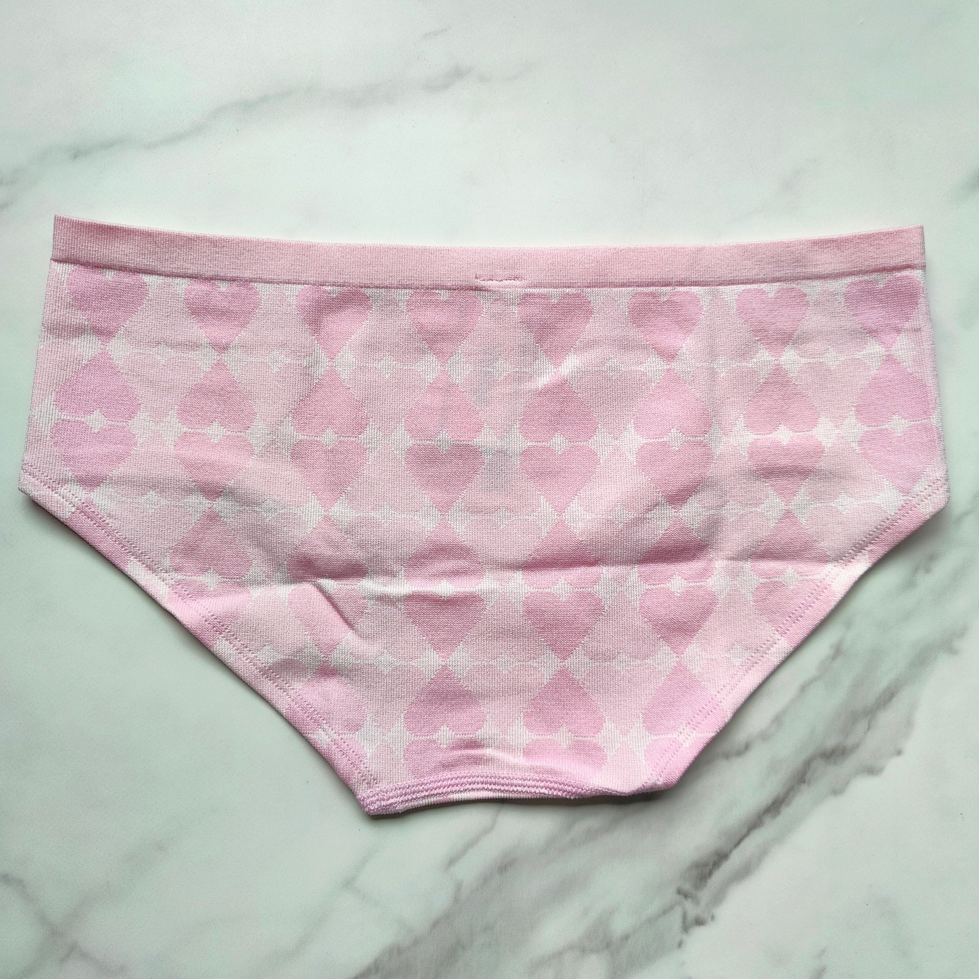 Heart Jacquard Seamless Hiphugger Panty