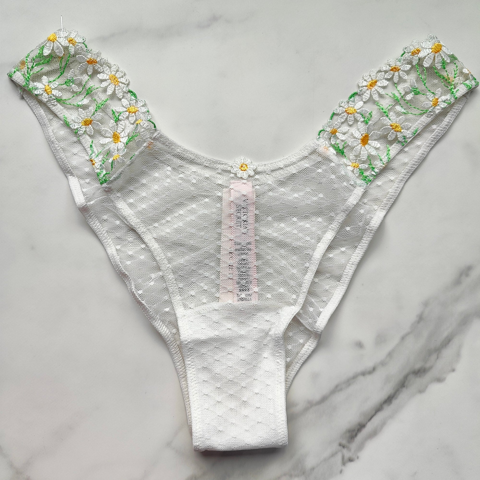 Dream Angels Daisy Chain Embroidery Brazilian Panty