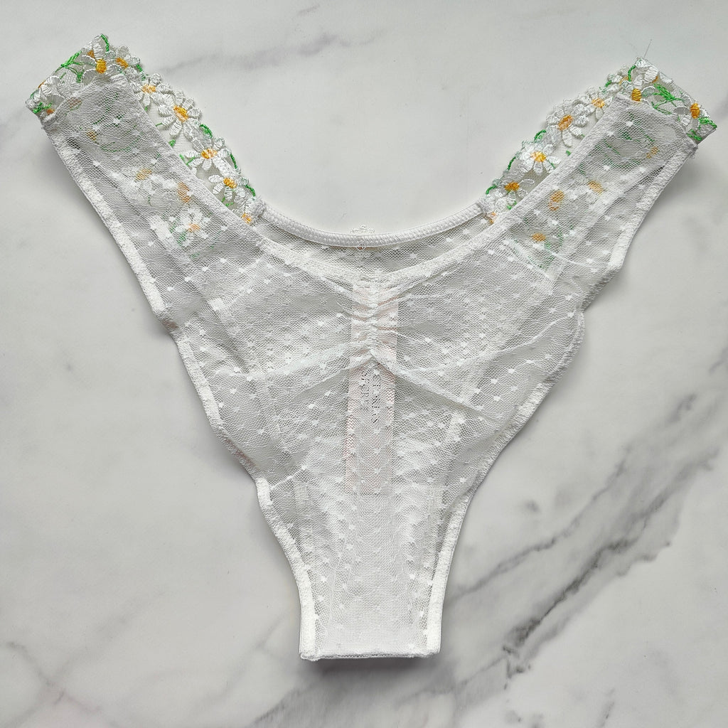 Dream Angels Daisy Chain Embroidery Brazilian Panty