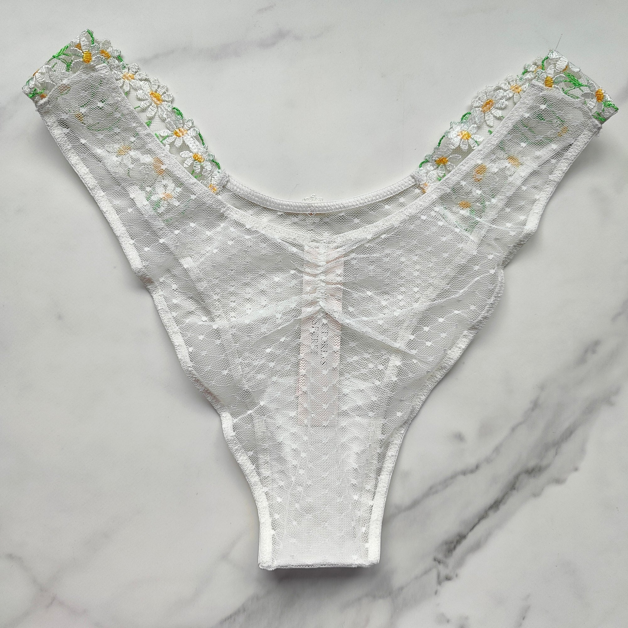 Dream Angels Daisy Chain Embroidery Brazilian Panty