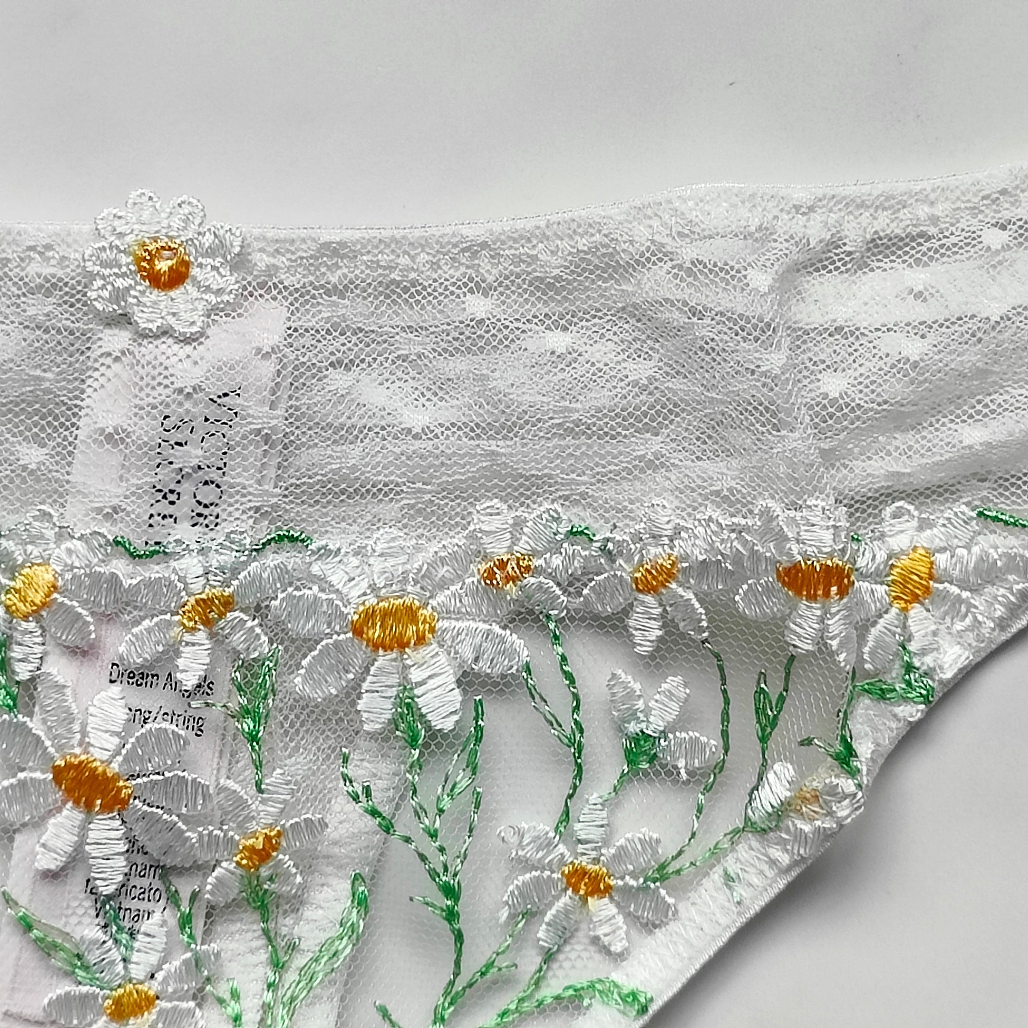 Dream Angels Daisy Chain Embroidery Thong Panty