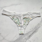 Dream Angels Daisy Chain Embroidery Thong Panty