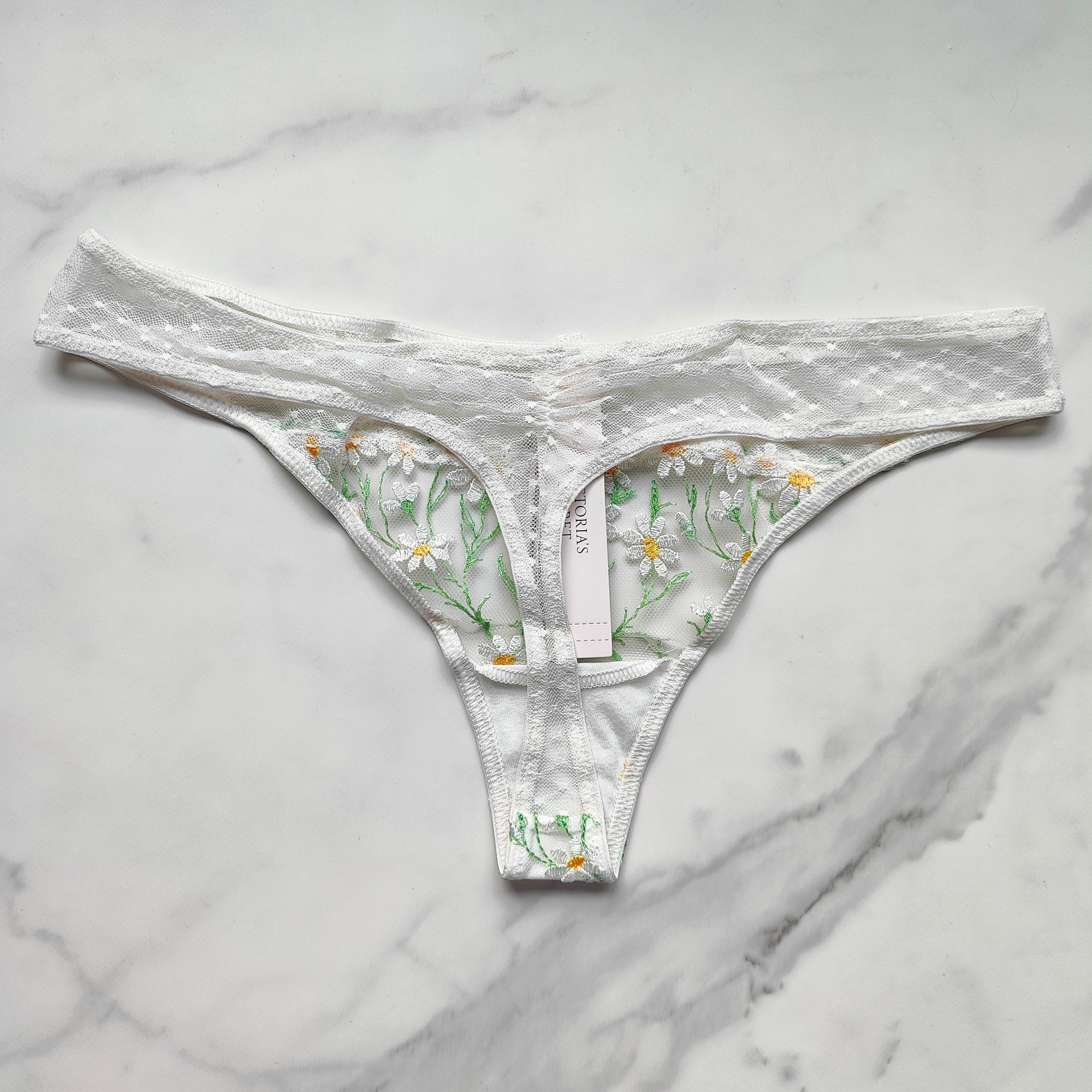 Dream Angels Daisy Chain Embroidery Thong Panty