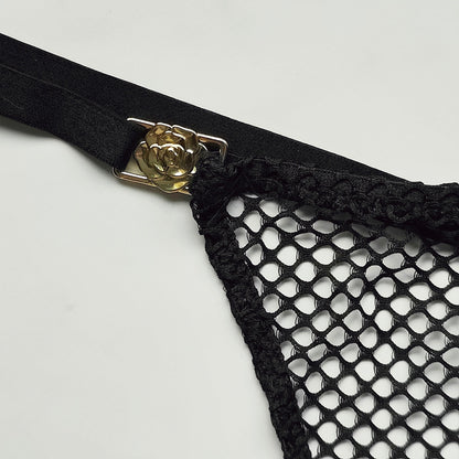 Very Sexy Fishnet Adjustable V-String Panty