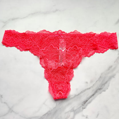 Dream Angels Lace Corded Thong Panty