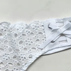Dream Angels Eyelet Lace-Up Thong Panty
