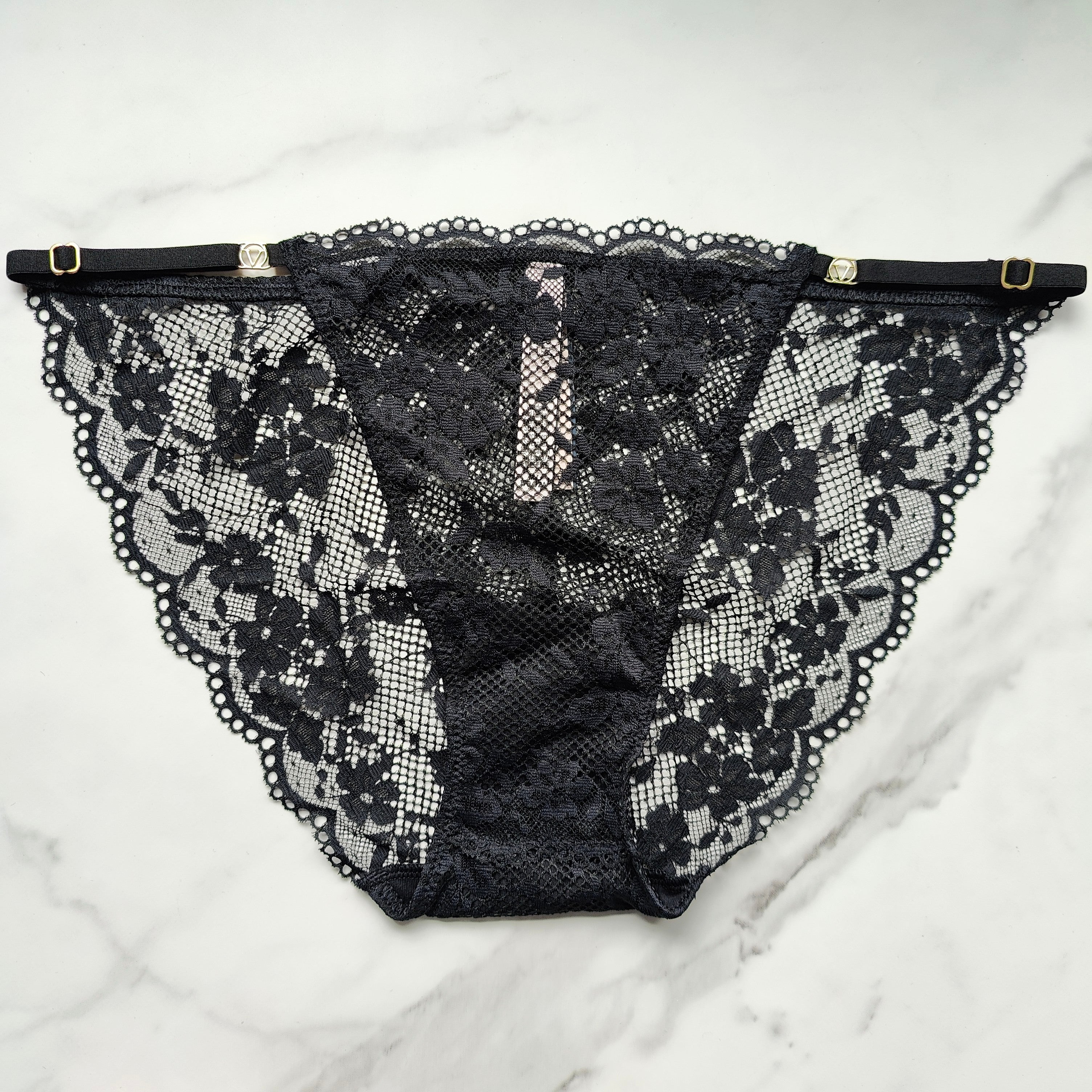 Love Cloud Lace Adjustable String Bikini Panty
