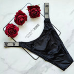 Very Sexy Smooth Shine Strap Brazilian Panty
