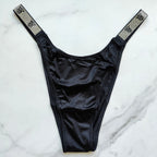 Very Sexy Smooth Shine Strap Brazilian Panty