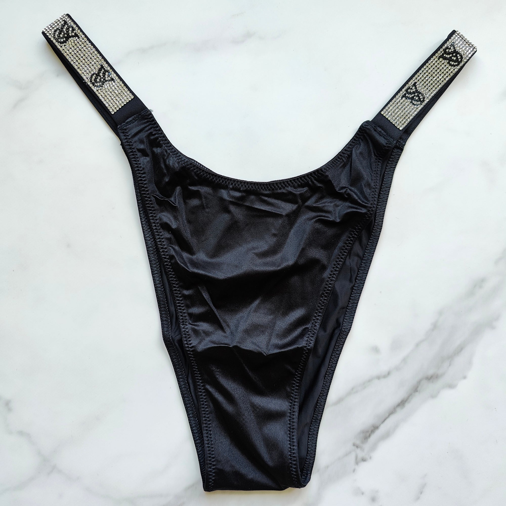 Very Sexy Smooth Shine Strap Brazilian Panty