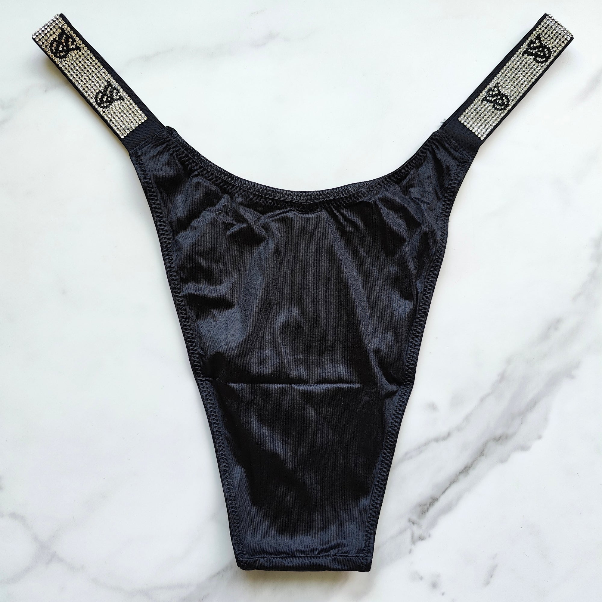 Very Sexy Smooth Shine Strap Brazilian Panty