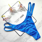 Very Sexy Double Shine Strap Smooth Thong Panty