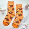 Goob's Closet & Boutique  Hedgehog Harvest Cotton Blend Crew Socks 