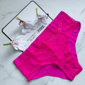 Victoria's Secret  No-Show Lace-Front Cheeky Panty 