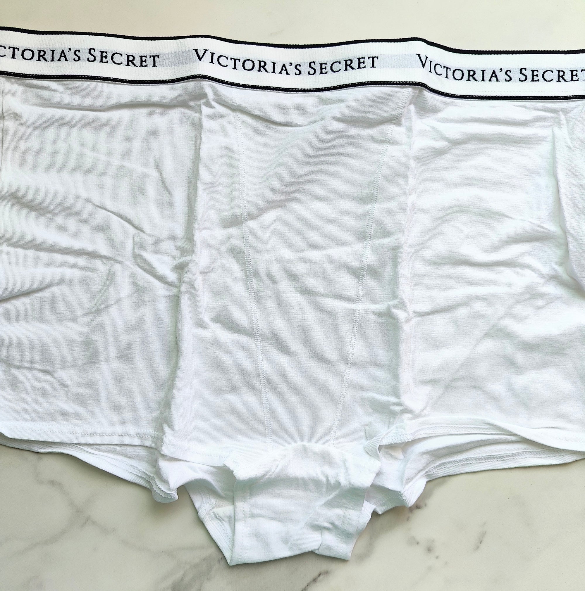 Logo Cotton Smooth High-Waist Boyshort Panty