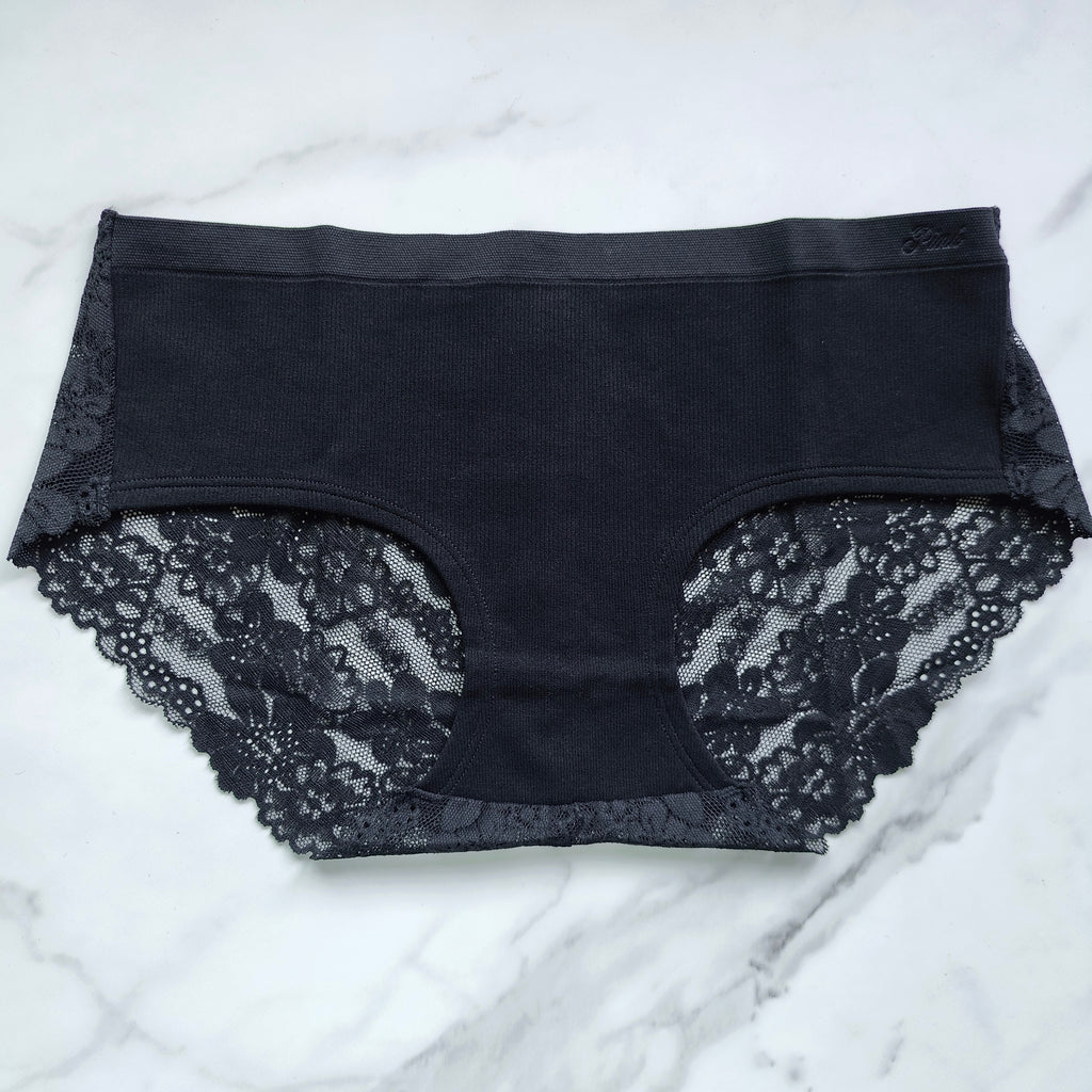 Seamless Lace Back Hiphugger Panty