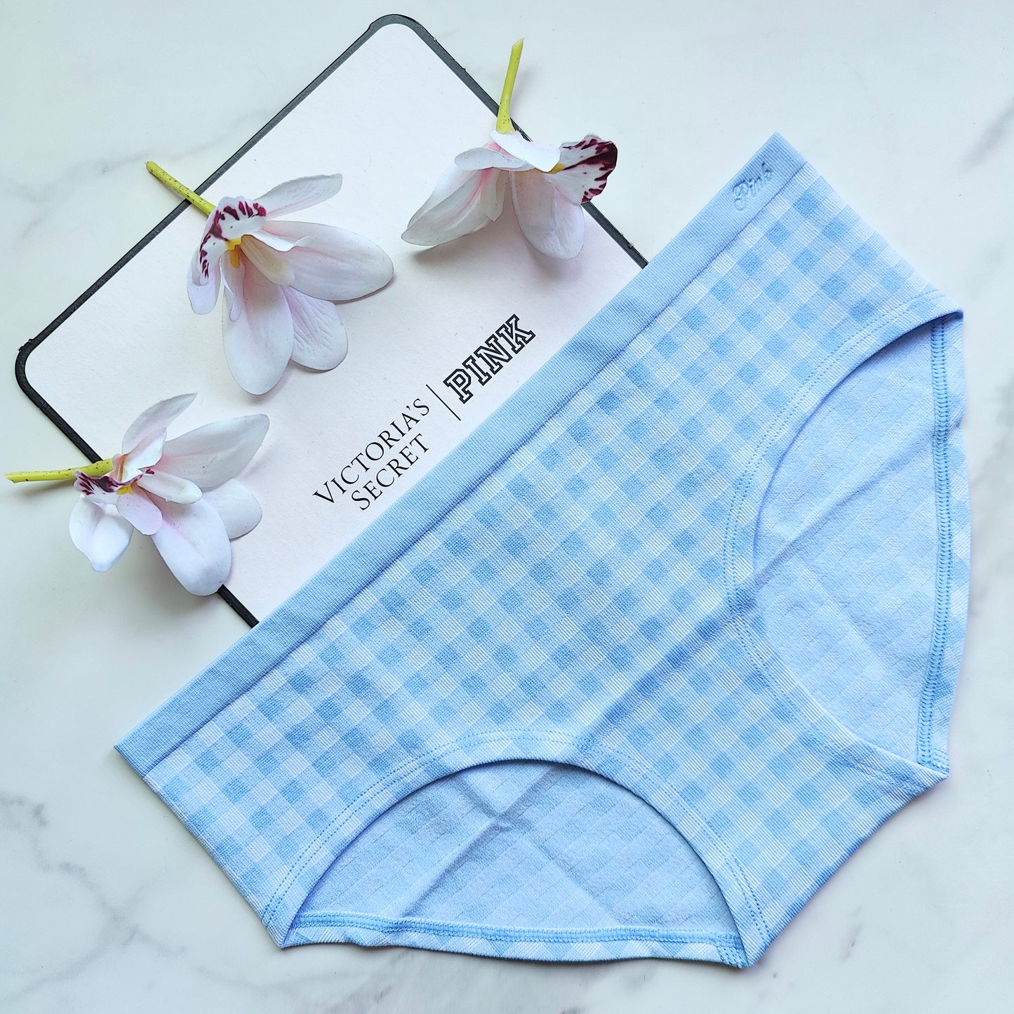 Seamless Gingham Hiphugger Panty