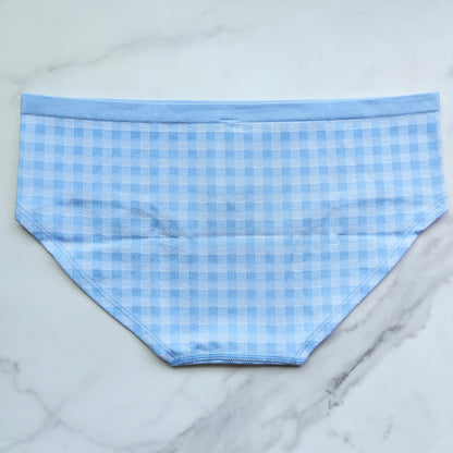 Seamless Gingham Hiphugger Panty