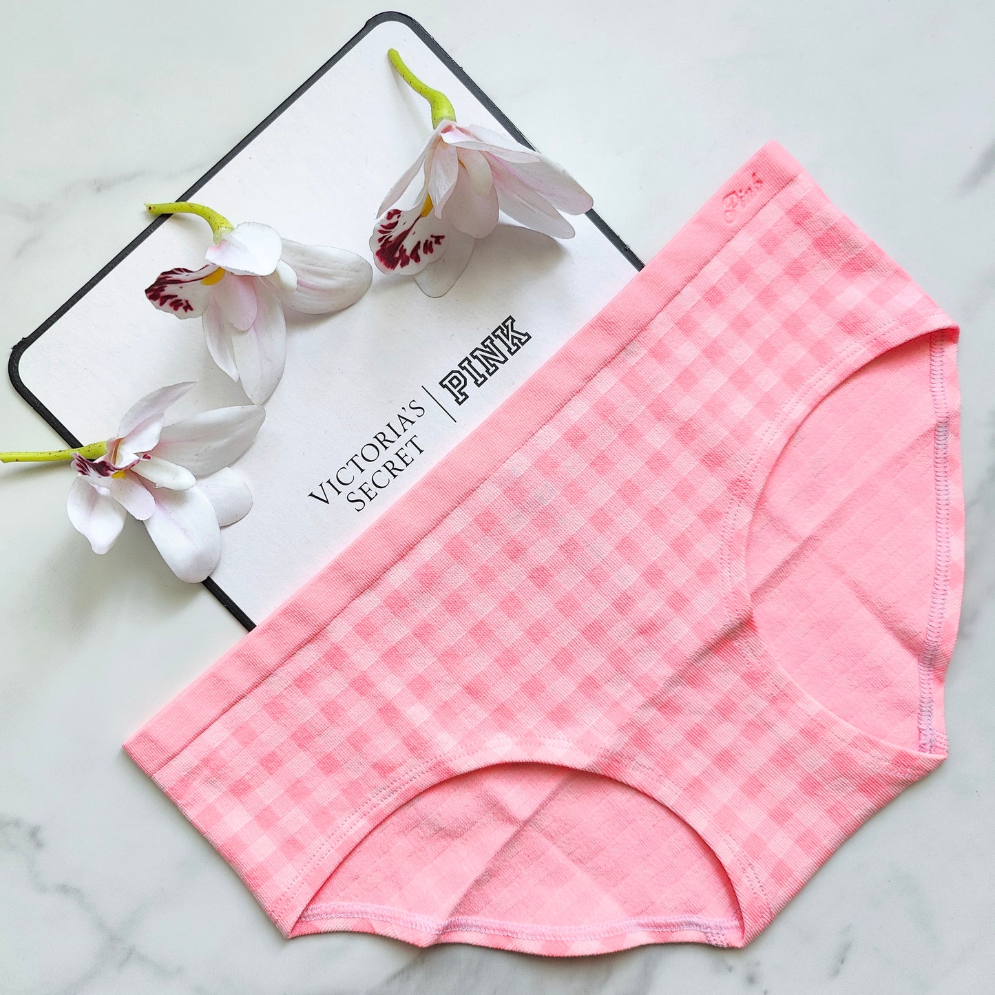 Seamless Gingham Hiphugger Panty