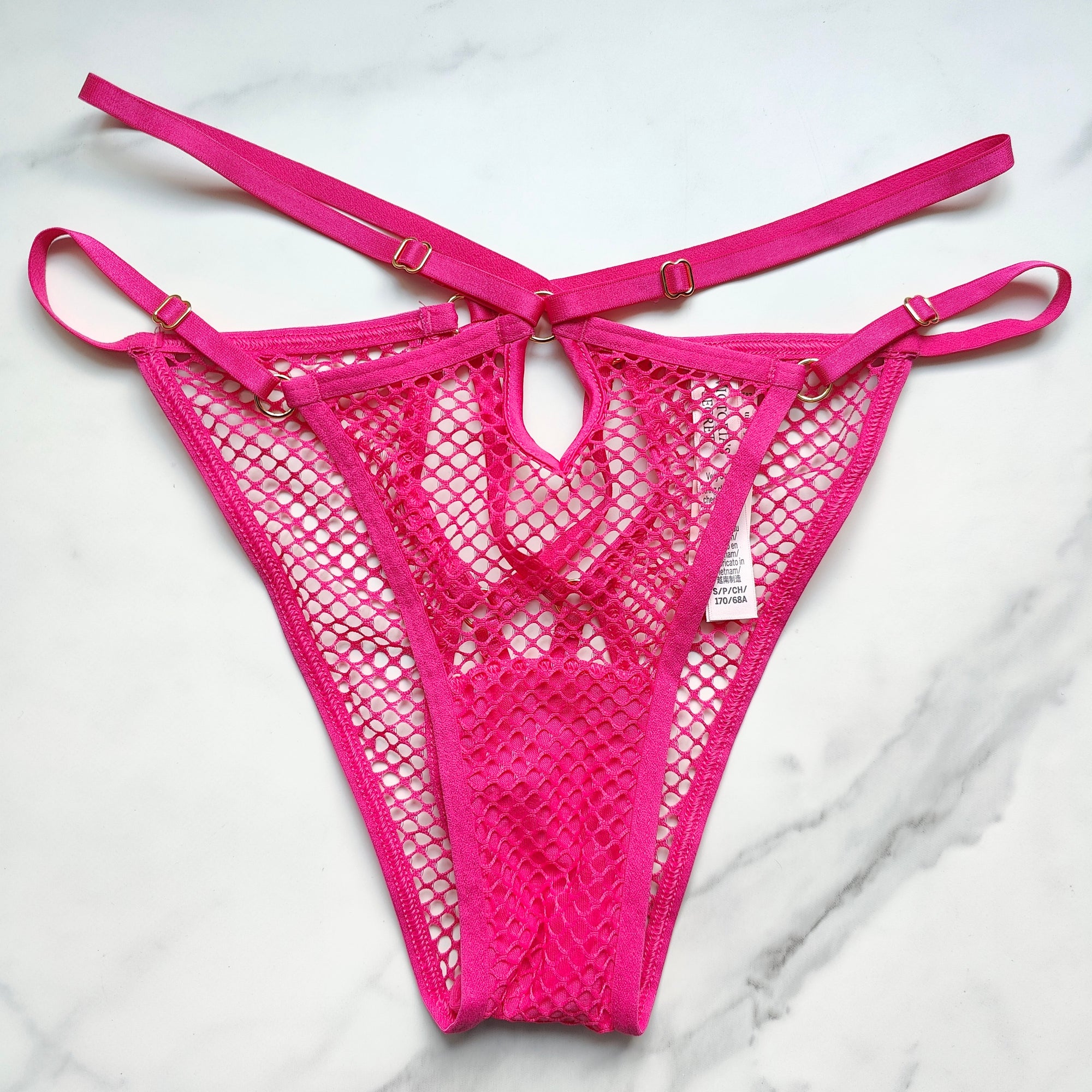 Very Sexy Fishnet String Cheeky Open Back Panty
