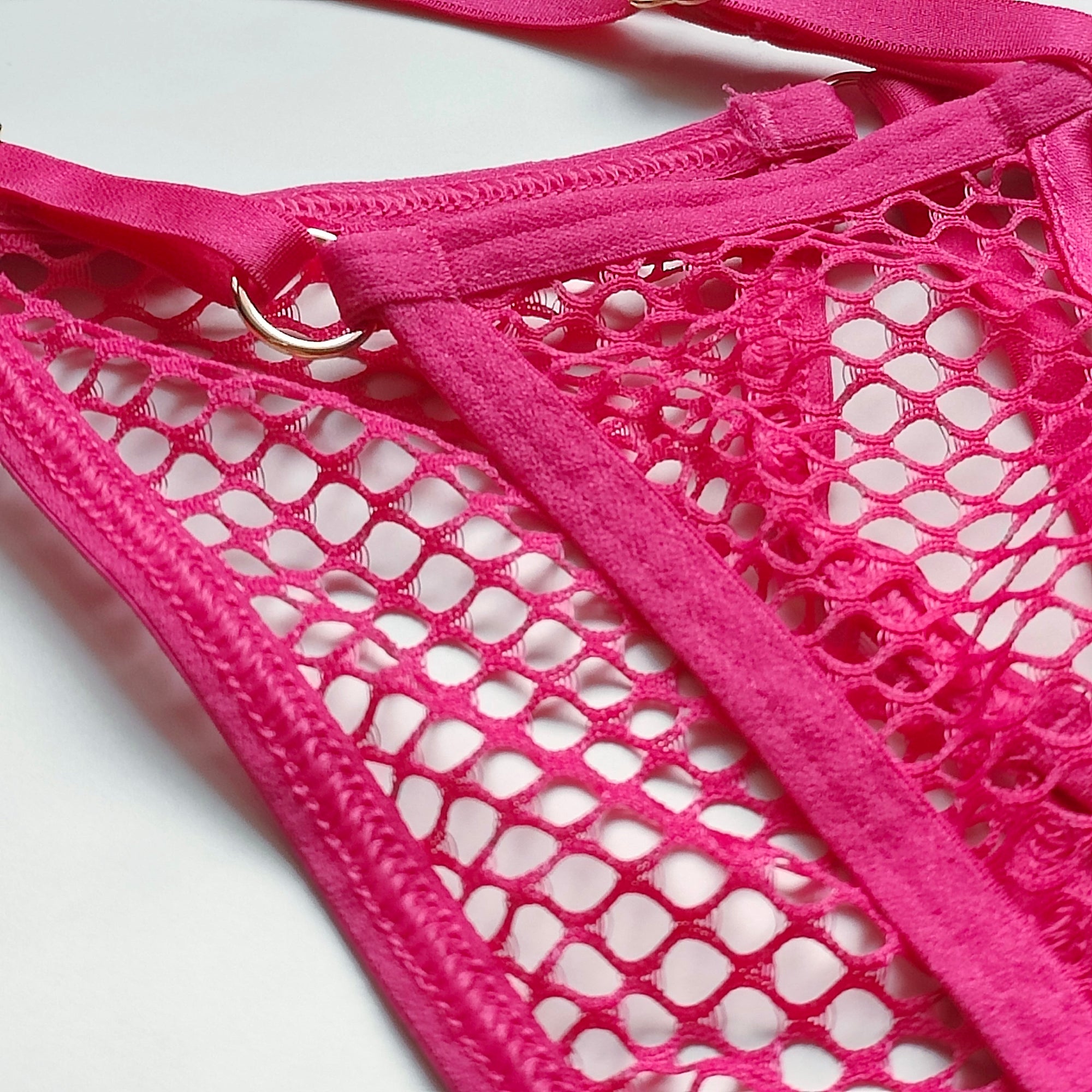 Very Sexy Fishnet String Cheeky Open Back Panty