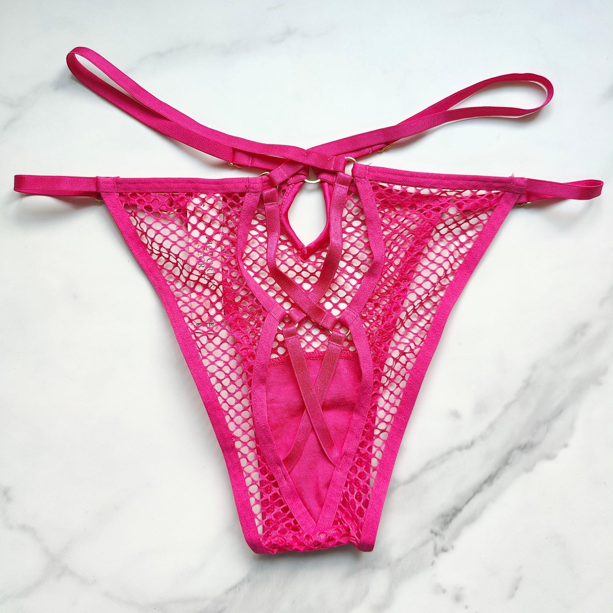 Very Sexy Fishnet String Cheeky Open Back Panty