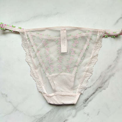 Dream Angels Rosebud Embroidery String Bikini Panty