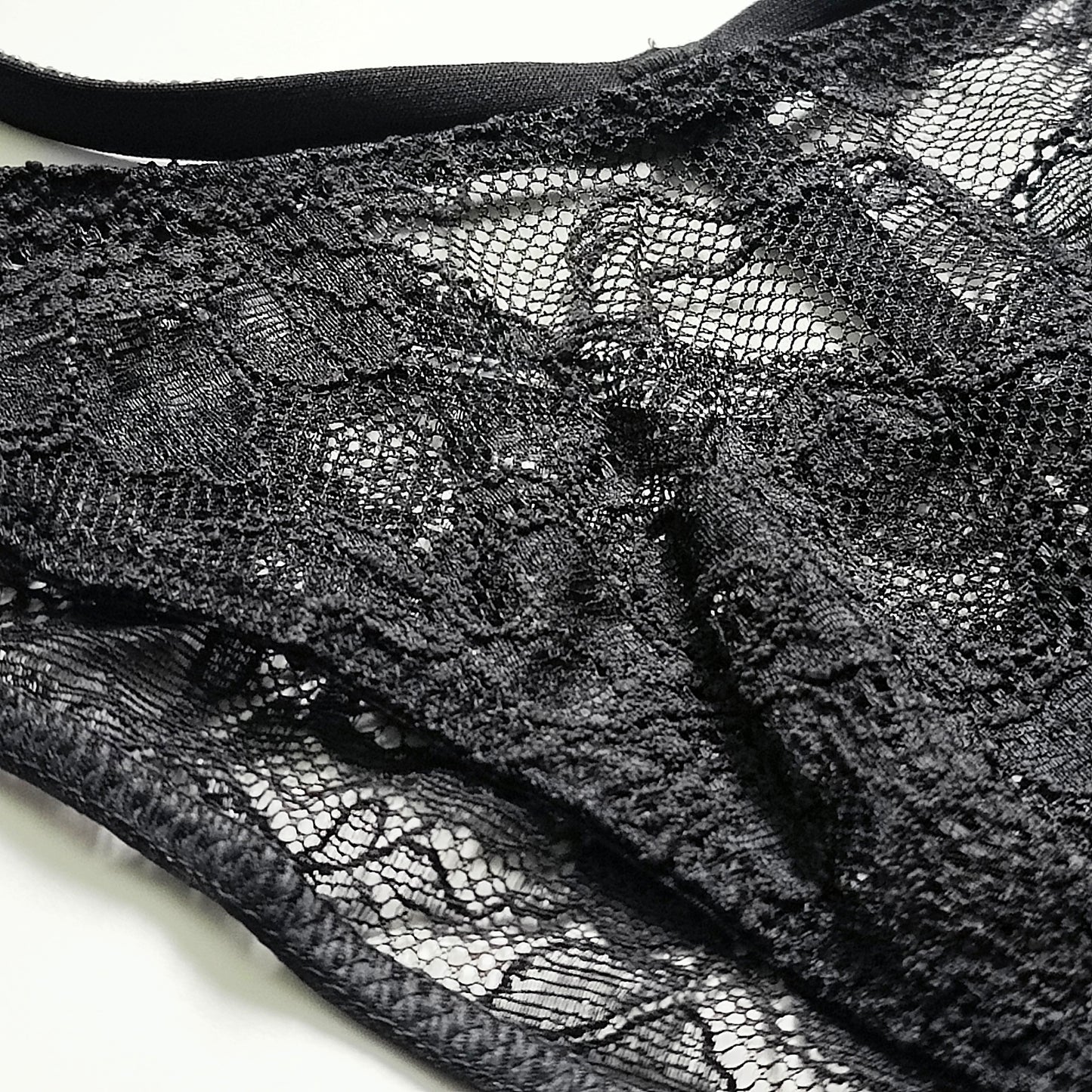 Very Sexy Shine Strap Y Cut-Out Back Lace Brazilian Panty