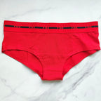 Retro Elastic Logo Hipster Panty