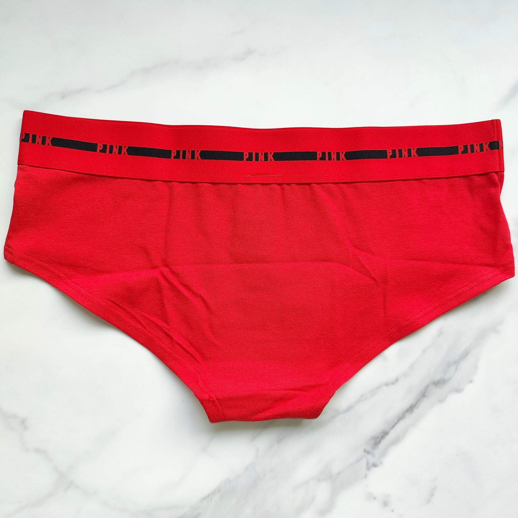 Retro Elastic Logo Hipster Panty