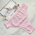 PINK Victoria's Secret  Seamless Heart Jacquard Brazilian Panty 