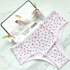 Cotton Heart Pointelle Cheeky Panty