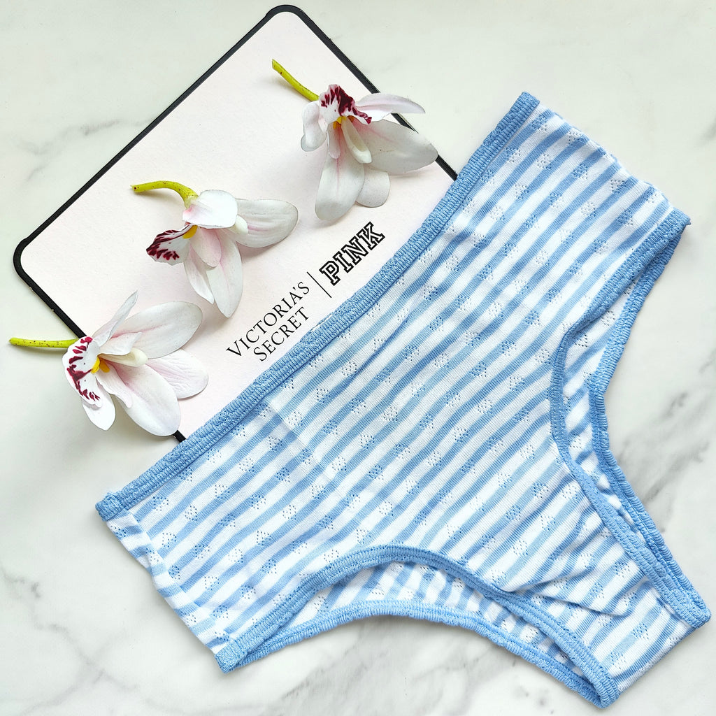 Cotton Heart Pointelle Cheeky Panty