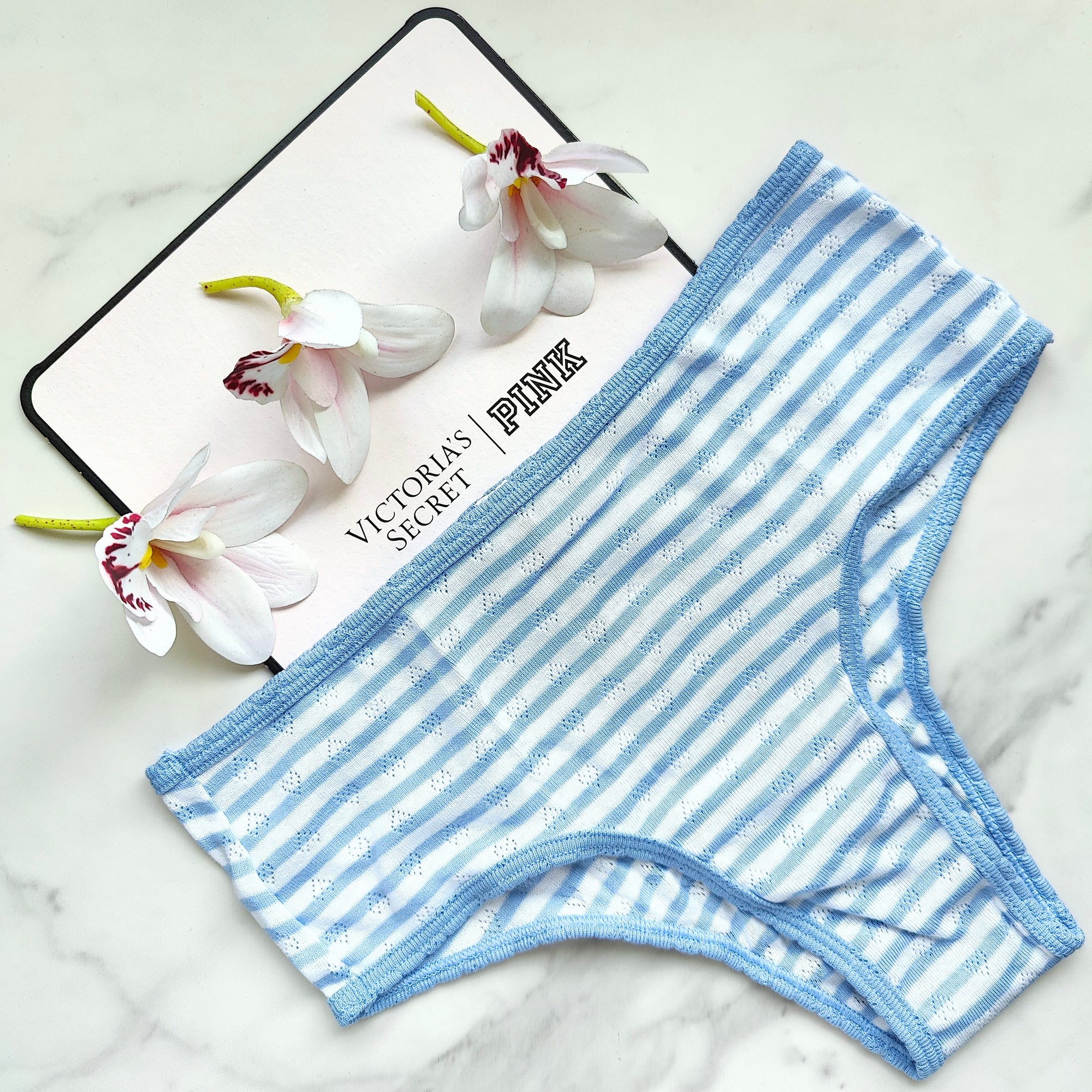 Cotton Heart Pointelle Cheeky Panty