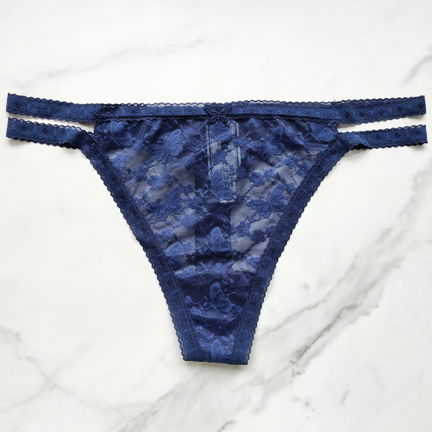 Wink Strappy Butterfly Lace Thong Panty