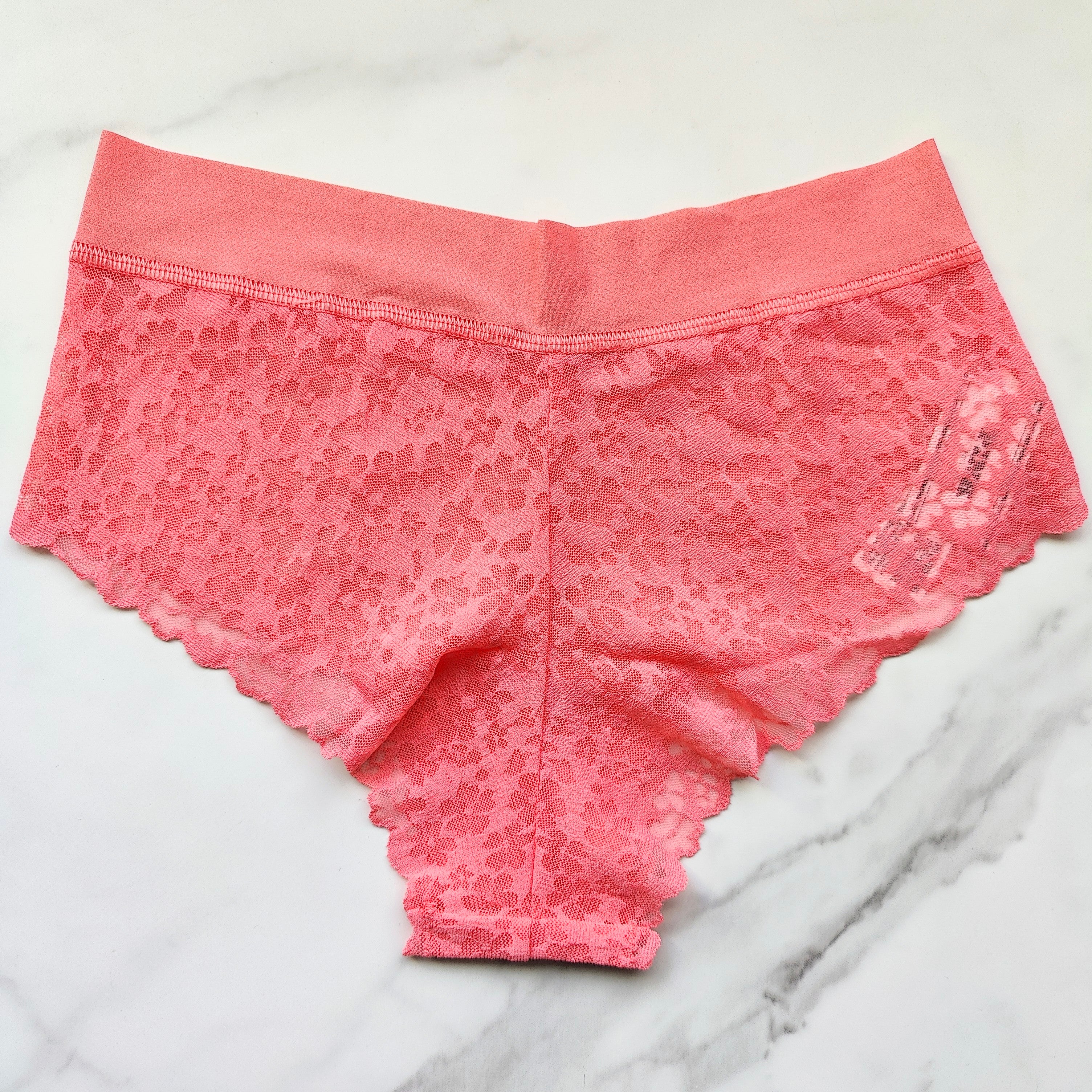 No-Show Floral Lace Cheeky Panty