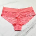 No-Show Floral Lace Thong Panty