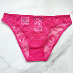 Embellished Lace Bikini Panty