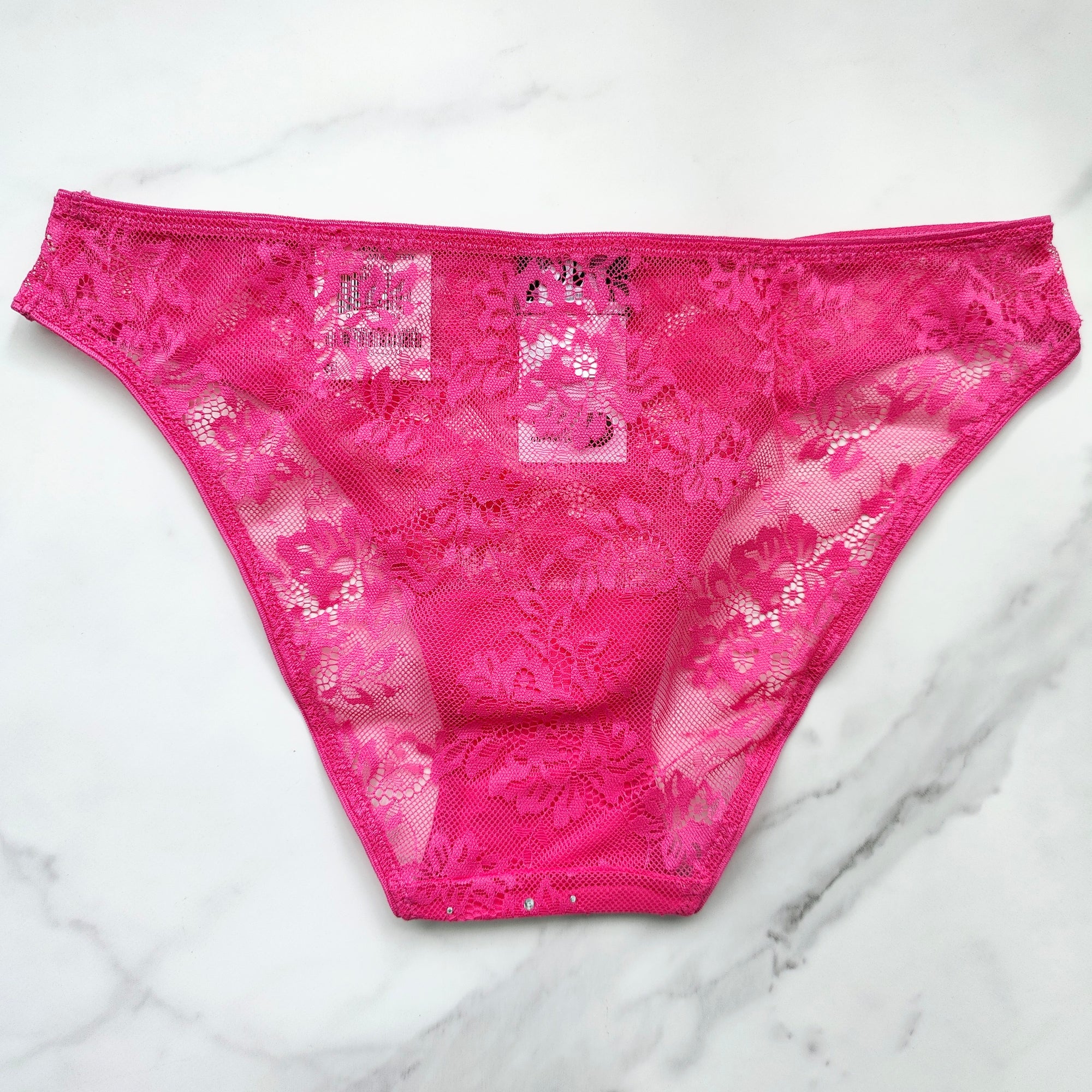 Embellished Lace Bikini Panty