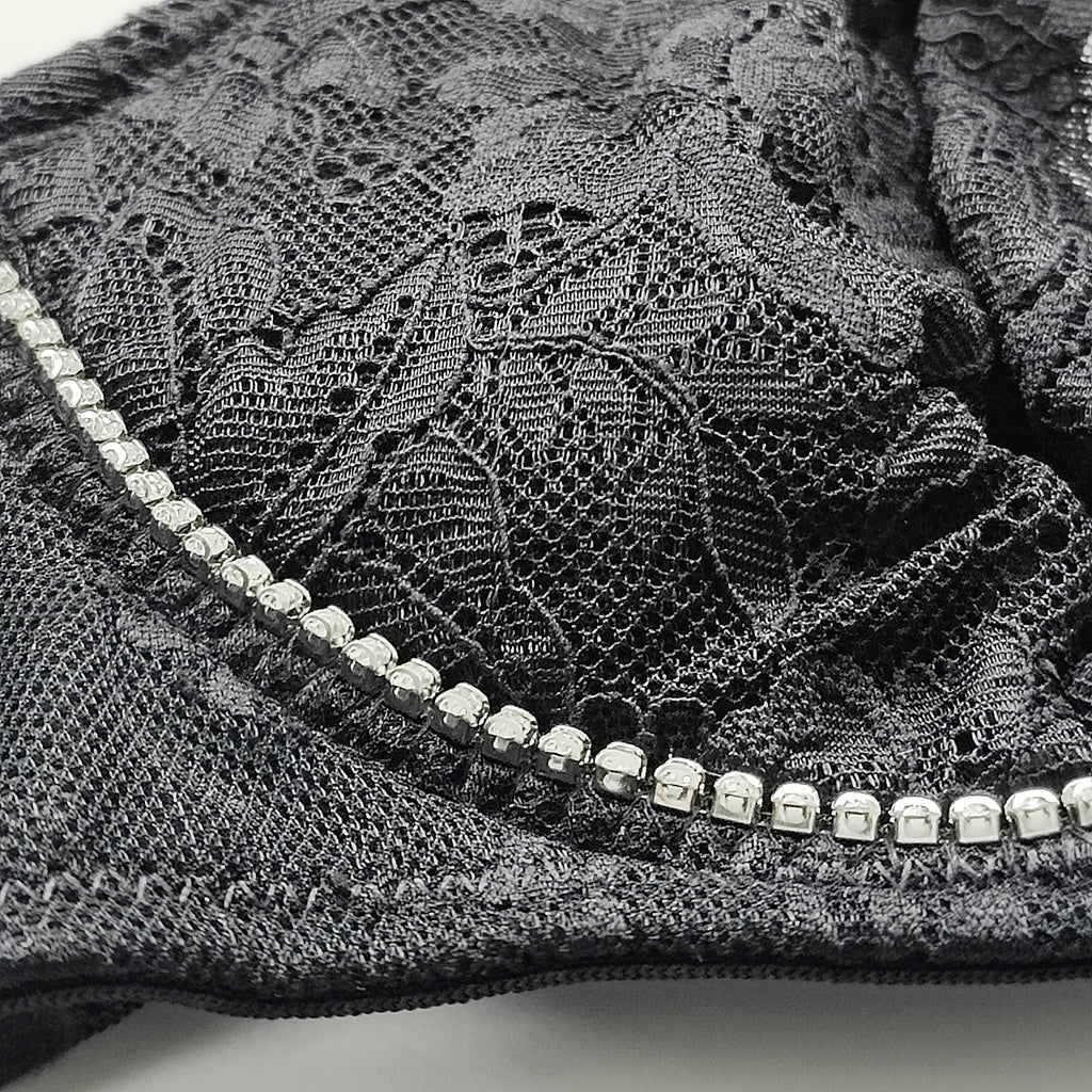 Embellished Lace Bra