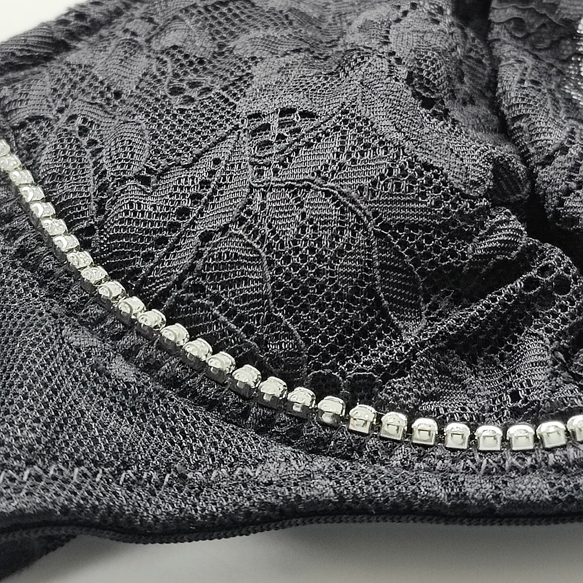 Embellished Lace Bra
