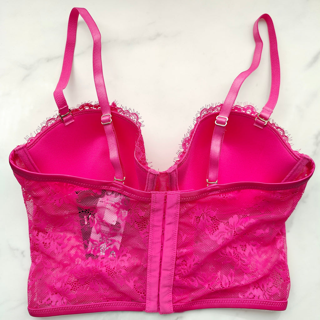 Embellished Lace Bustier