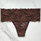 Wink Wide-Waist Lace Thong Panty