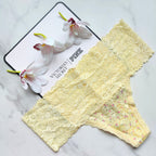 Wink Wide-Waist Lace Thong Panty